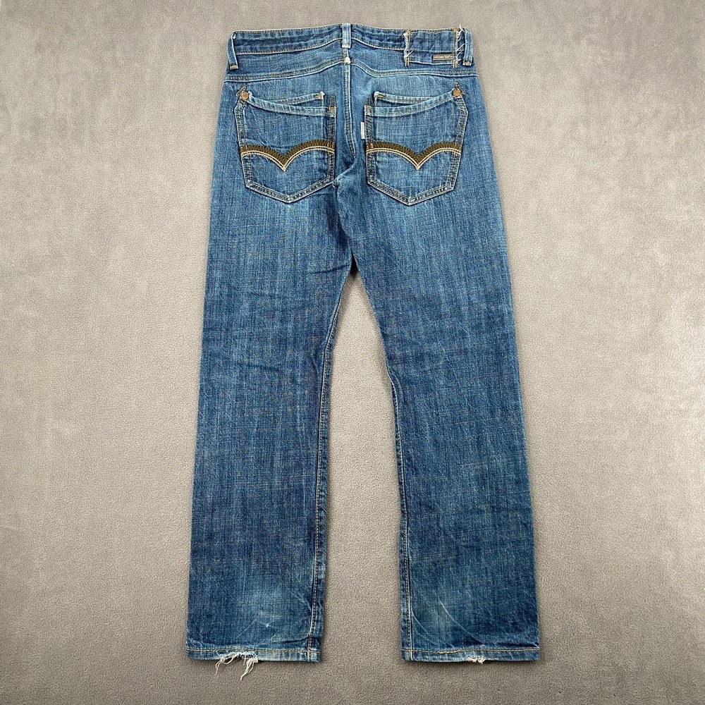 SilverTab Jeans Vintage Y2K 31x30 Blue Denim Slim Fit Straight Leg